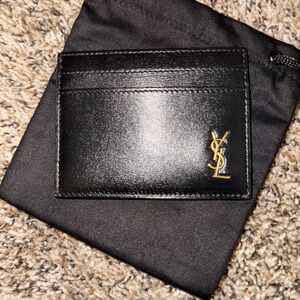 Yves Saint Laurent Card Case Black